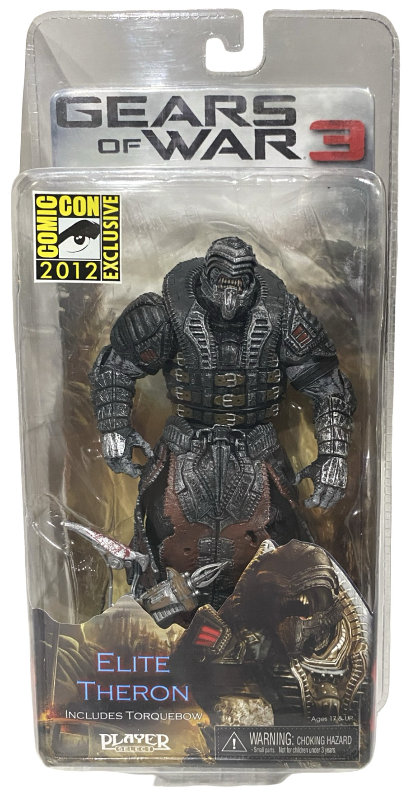 Gears of War 3 Elite Theron SDCC 2012 esclusiva action figure NECA nuova fumetto con