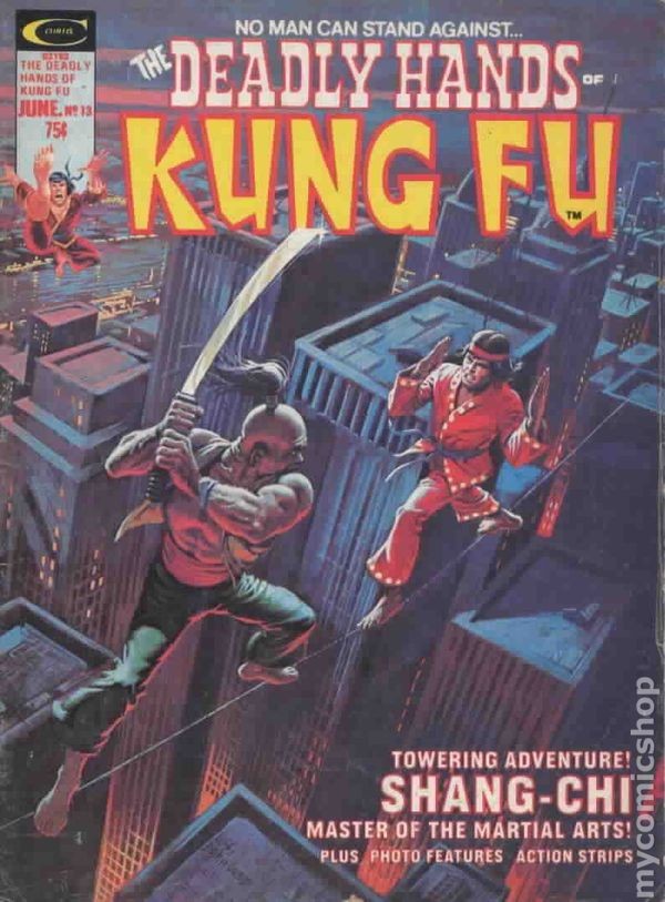 Mani Mortali di Kung Fu #13 FN 6.0 1975 Immagine Stock