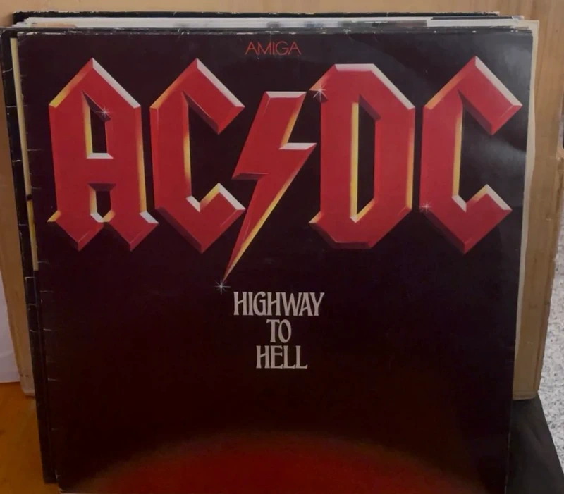 Ac Dc - highway to hell - lp different cover vinile stampa germania est rara