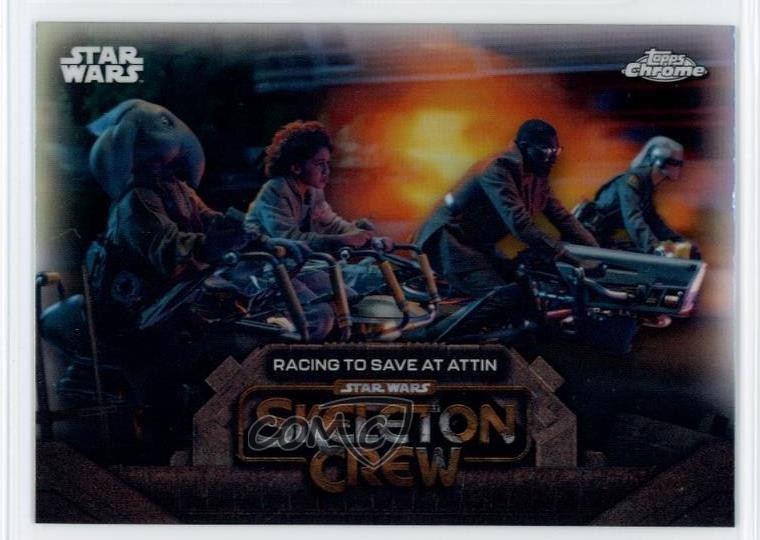 2025 Topps Chrome Star Wars Skeleton Crew Racing per salvare ad Attin #SC-23 1l8l