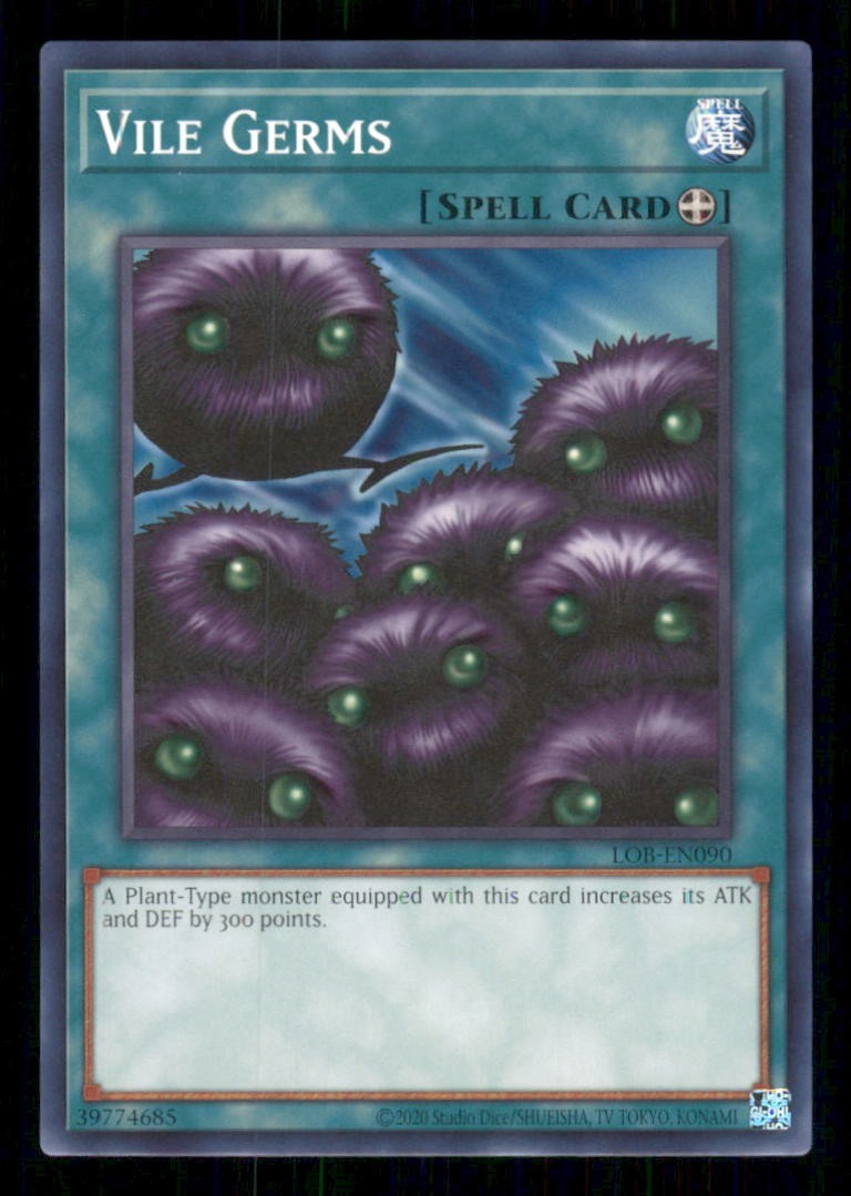 Vile Germs LOB-EN090 (Edizione 25° Anniversario) Yu-Gi-Oh Unlimited NM