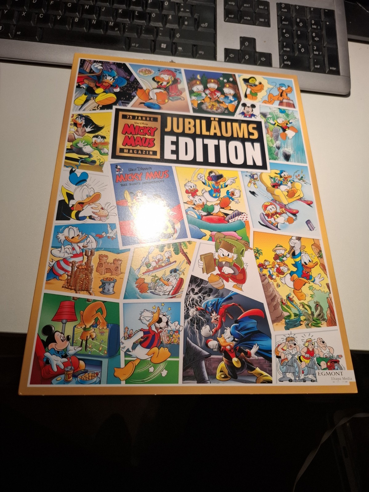 Topolino Edizione Anniversario 75 Anni con Stampa Firmata 68/1500