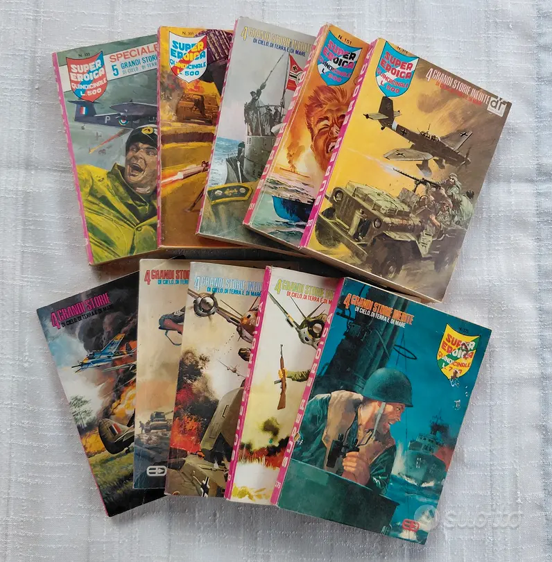 10 Fumetti SUPER EROICA Numeri sparsi - Anni '70