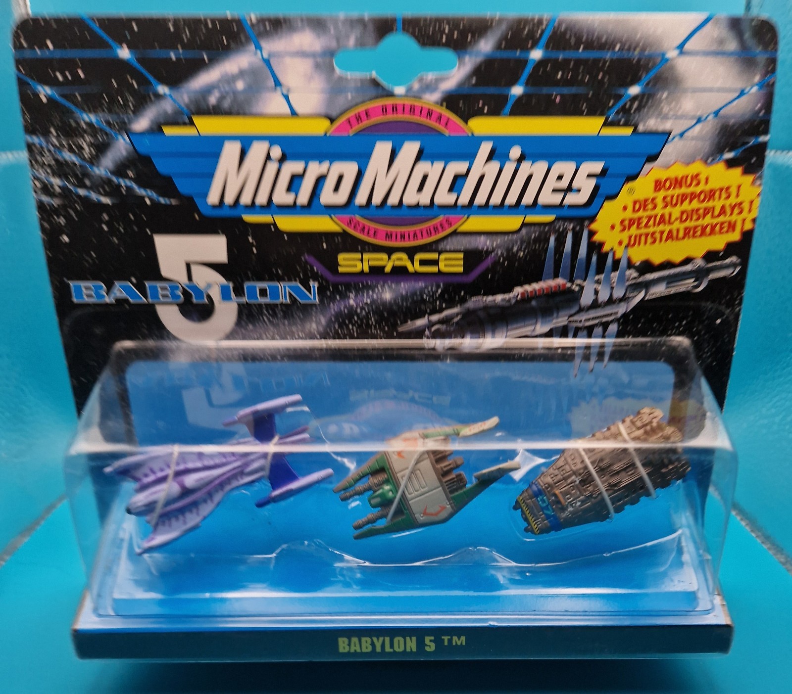BABYLON 5  MINBARI FLYER, NARN FIGHTER, B5 CREW SHUTTLE MICROMACHINES Set 4