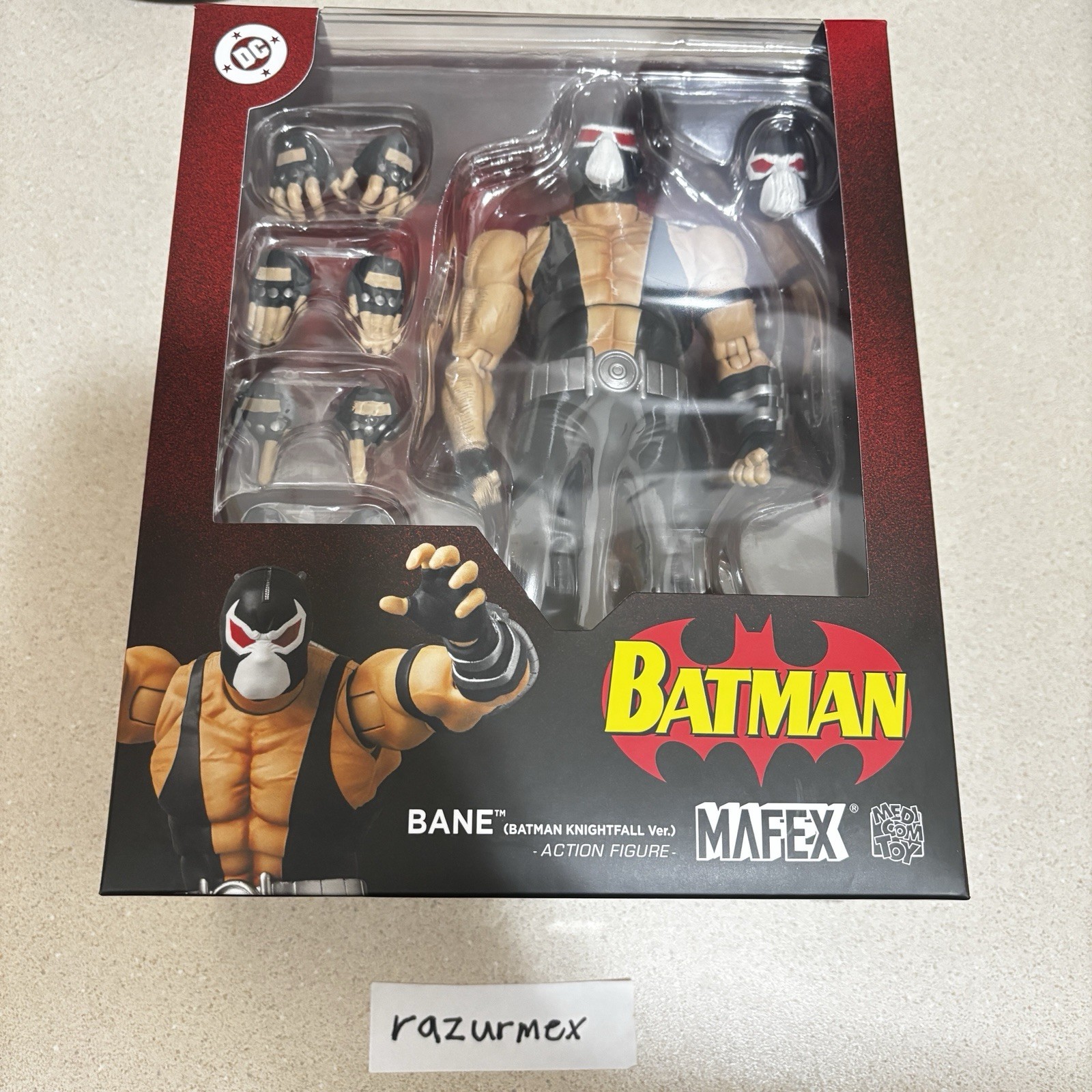 Bane MAFEX No.216 Batman Knightfall DC Comics Figure USED