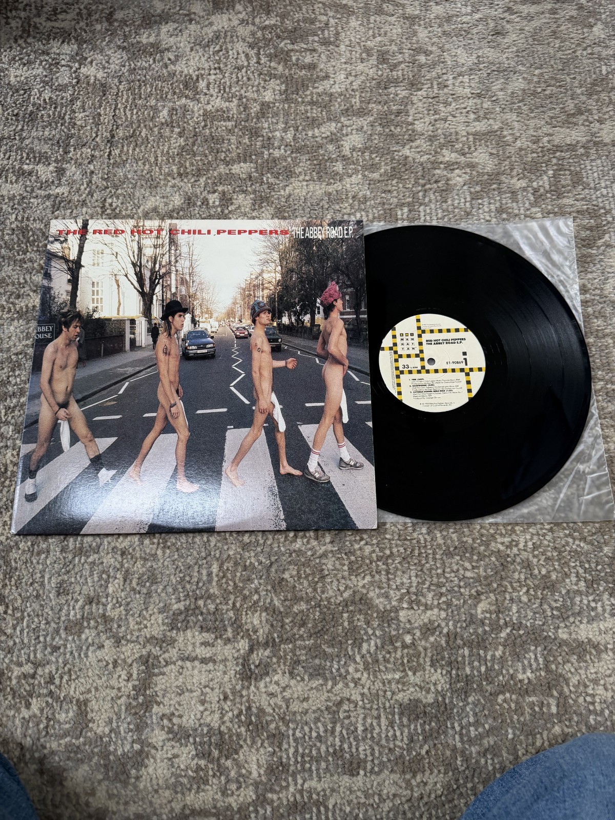 Red Hot Chili Peppers The Abbey Road E.P. NM US Vinyl EMI-Manhattan SOCKS!