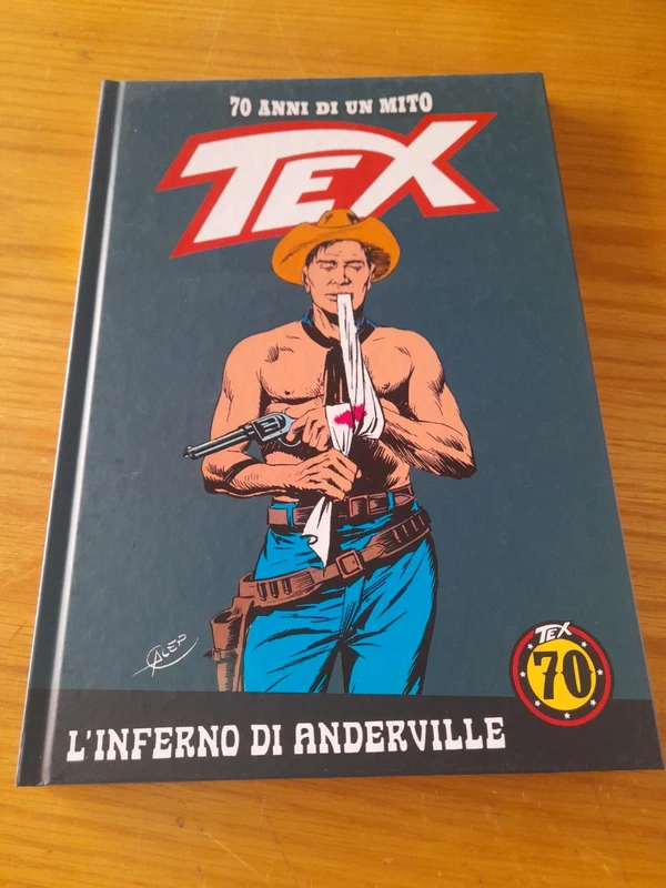 Tex 70 anni di un mito numero 19: L'inferno di Anderville, cartonato, ottime condizioni