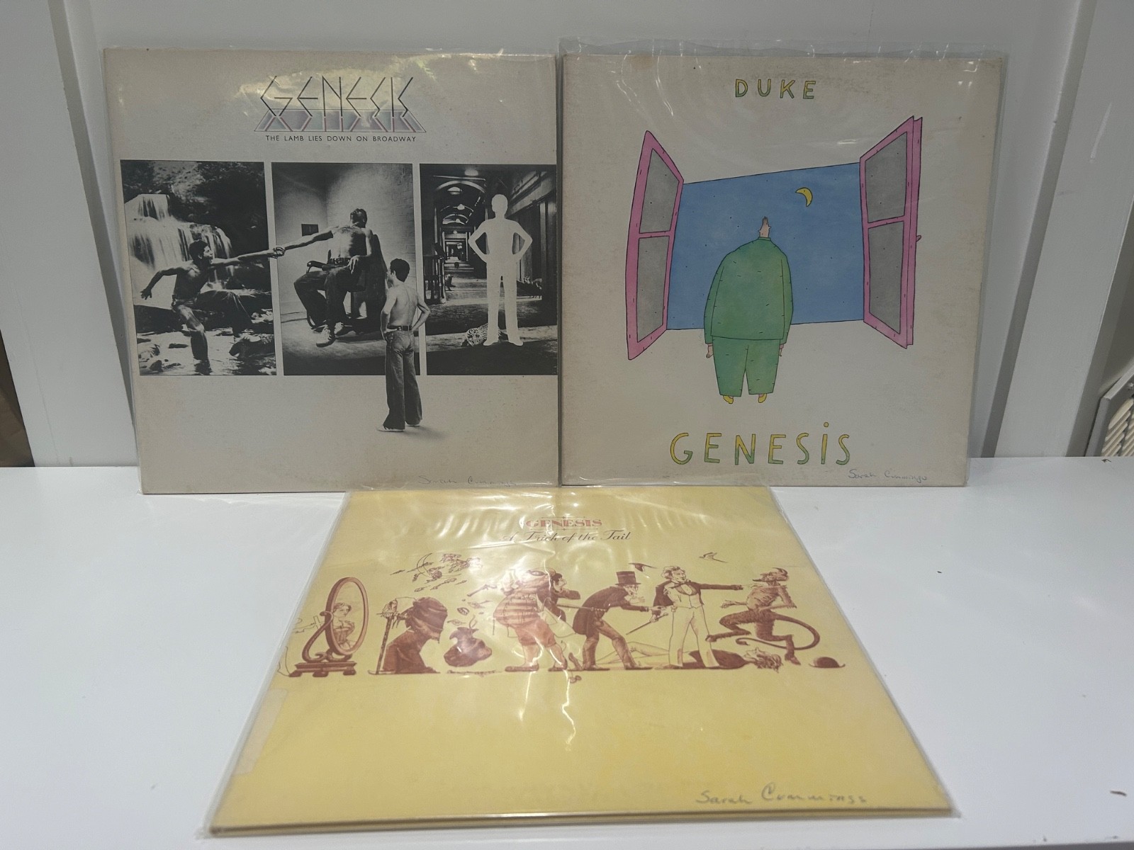 GENESIS Vinyl LP Lot of 3 - Duke, Lamb Lies Down on Broadway, Trick of the Tail