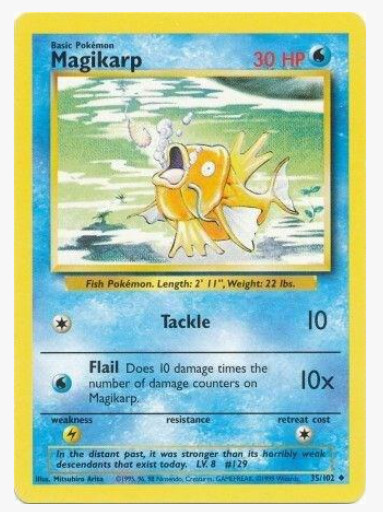 Magikarp Base Unlimited #35 Pokémon TCG