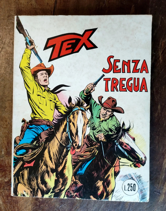 Fumetto TEX n. 119 Senza Tregua 1970 Bonelli Italia Comic Book Collection