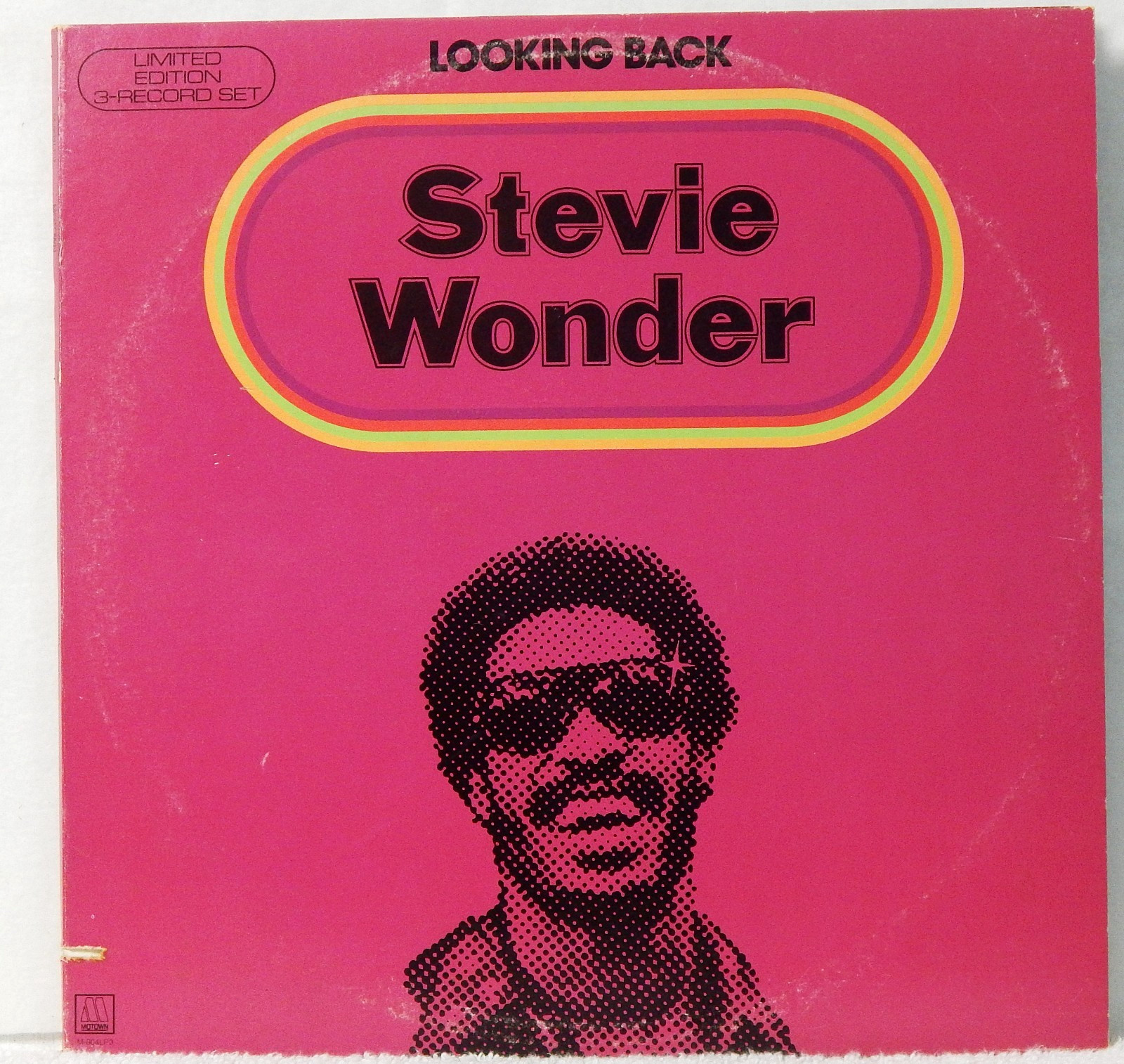 Stevie Wonder–Looking Back-1977 Motown Soul Triple Vinyl LP Record Album VG++