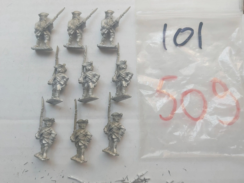 (509) figurines en plomb 28mm