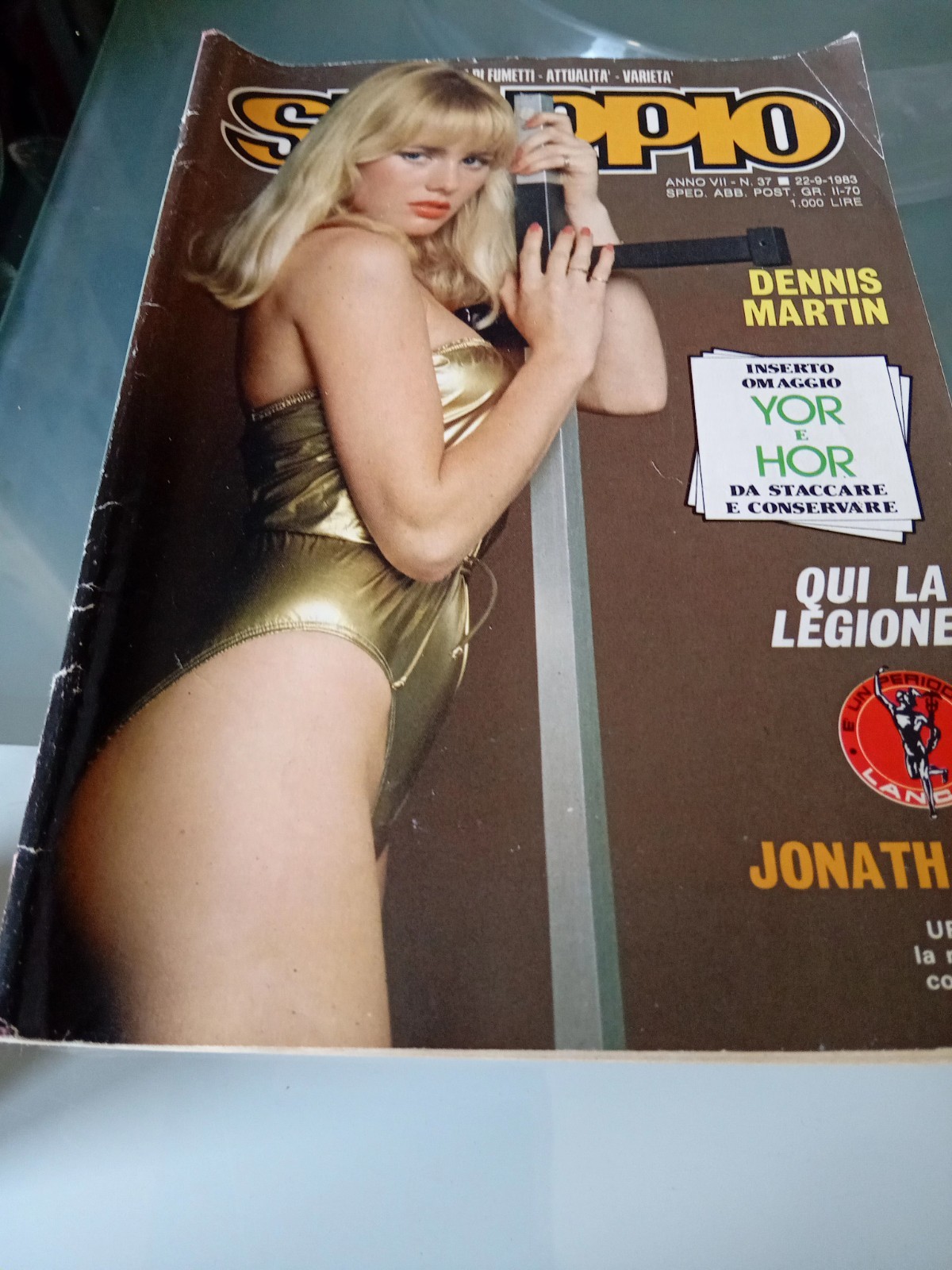 Skorpio N.37 1983 fumetto in italiano con inserto autore Jonathan