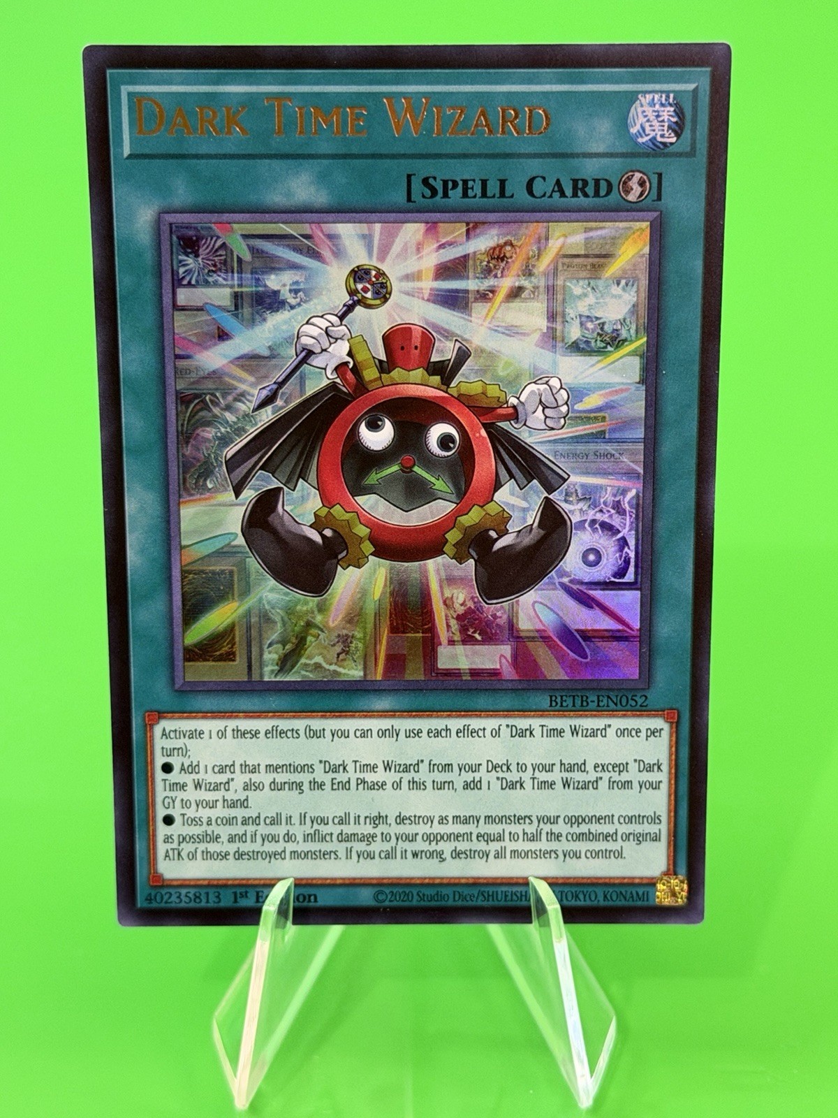 Yu-Gi-Oh Beyond The Brave Dark Time Wizard Ultra Rare BETB-EN052 NM!!!