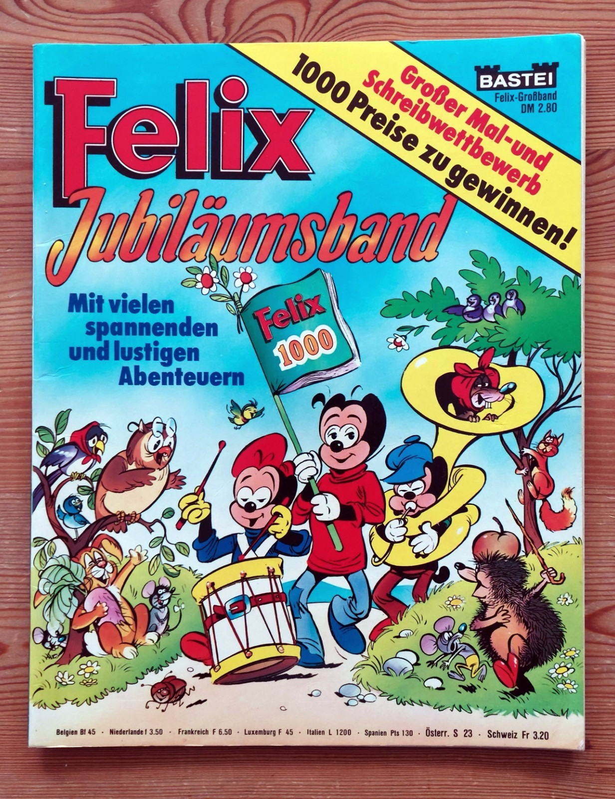 FELIX volume anniversario (Felix 1000), 52 pagine, Bastei Editore 1977/Z 1-2