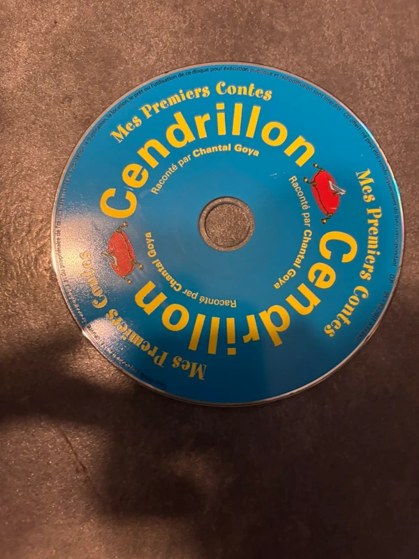 Cd Mes premiers contes Cendrillon