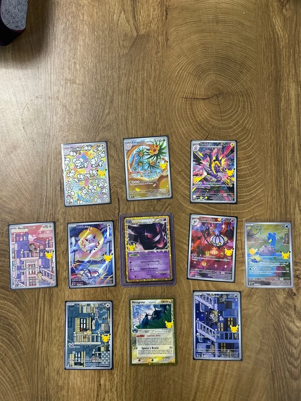 Carte pokemon 30 anniversario