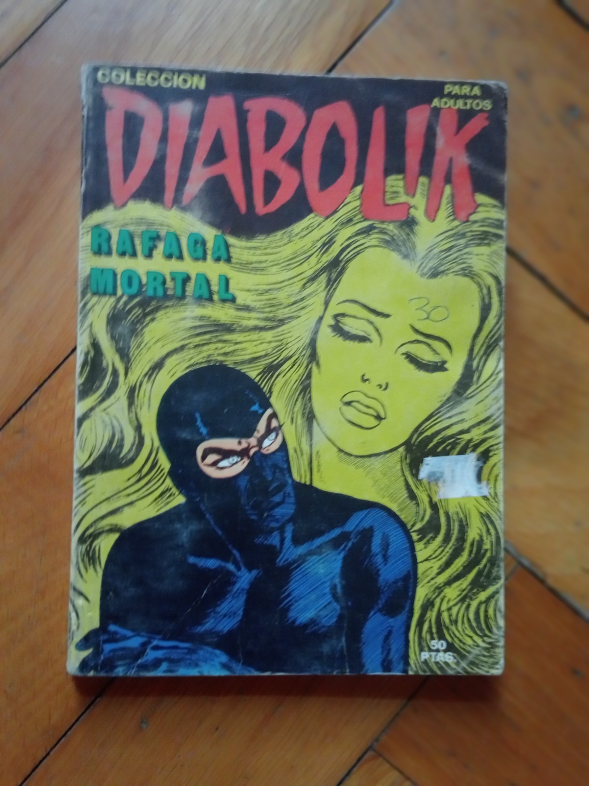 DIABOLIK EDIZIONE SPAGNOLA  3° serie n. 7 (1978) RAFAGA MORTAL