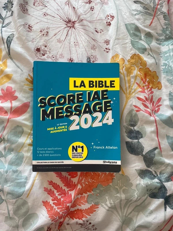 La Bible score IAE message 2024 13e édition