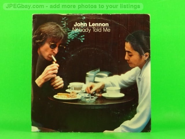 LENNON,JOHN NOBODY TOLD ME (2) (137) 7" ONO
