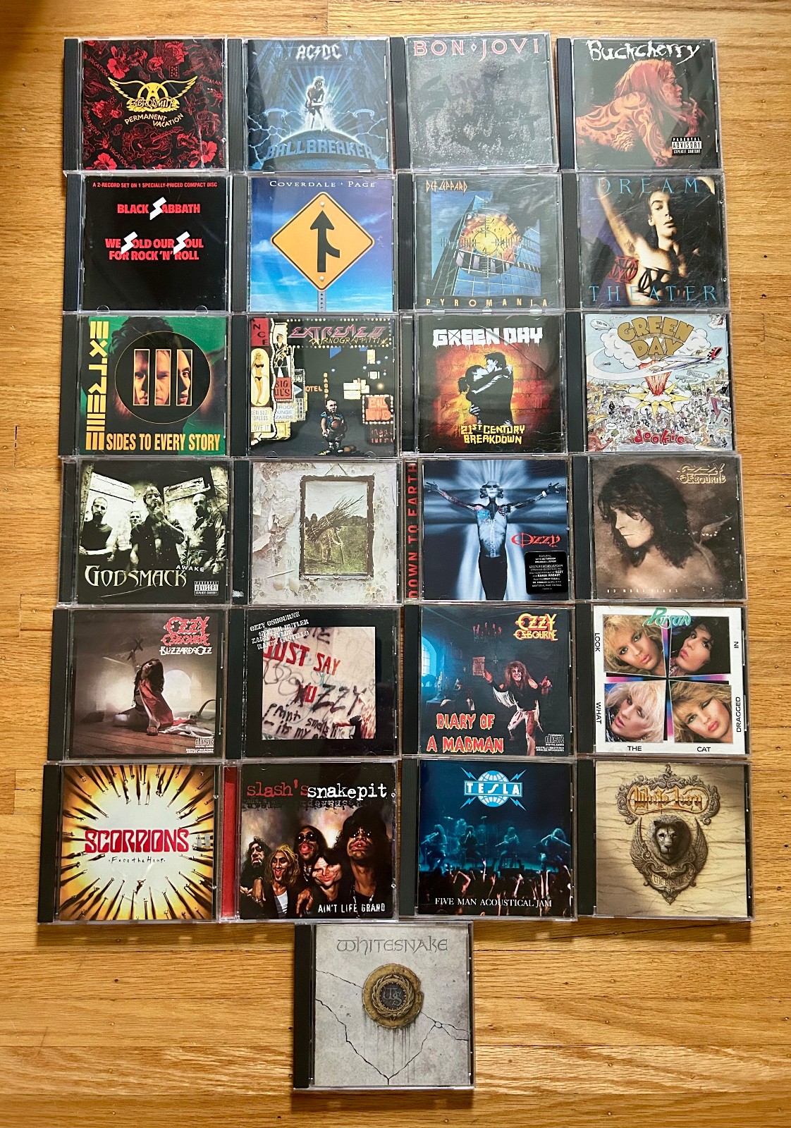 CD Lot #8 - 25 Albums of 70s, 80s & 90s Hard Rock, Hair Metal and Heavy Metal!