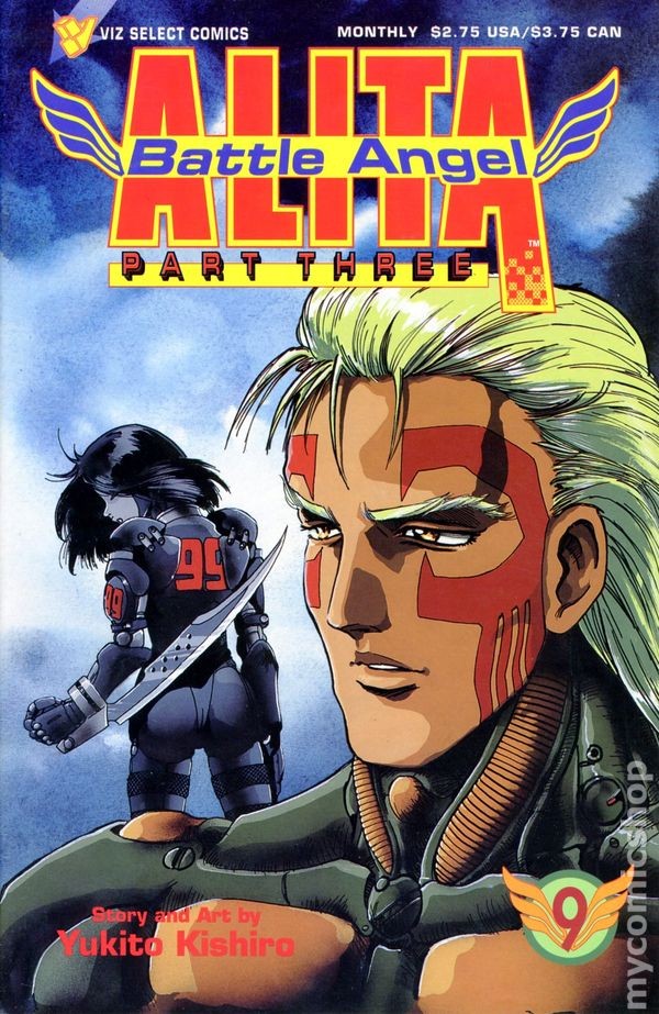 Angelo da Battaglia Alita Parte 3 #9 FN/VF 7.0 1994 Immagine Stock
