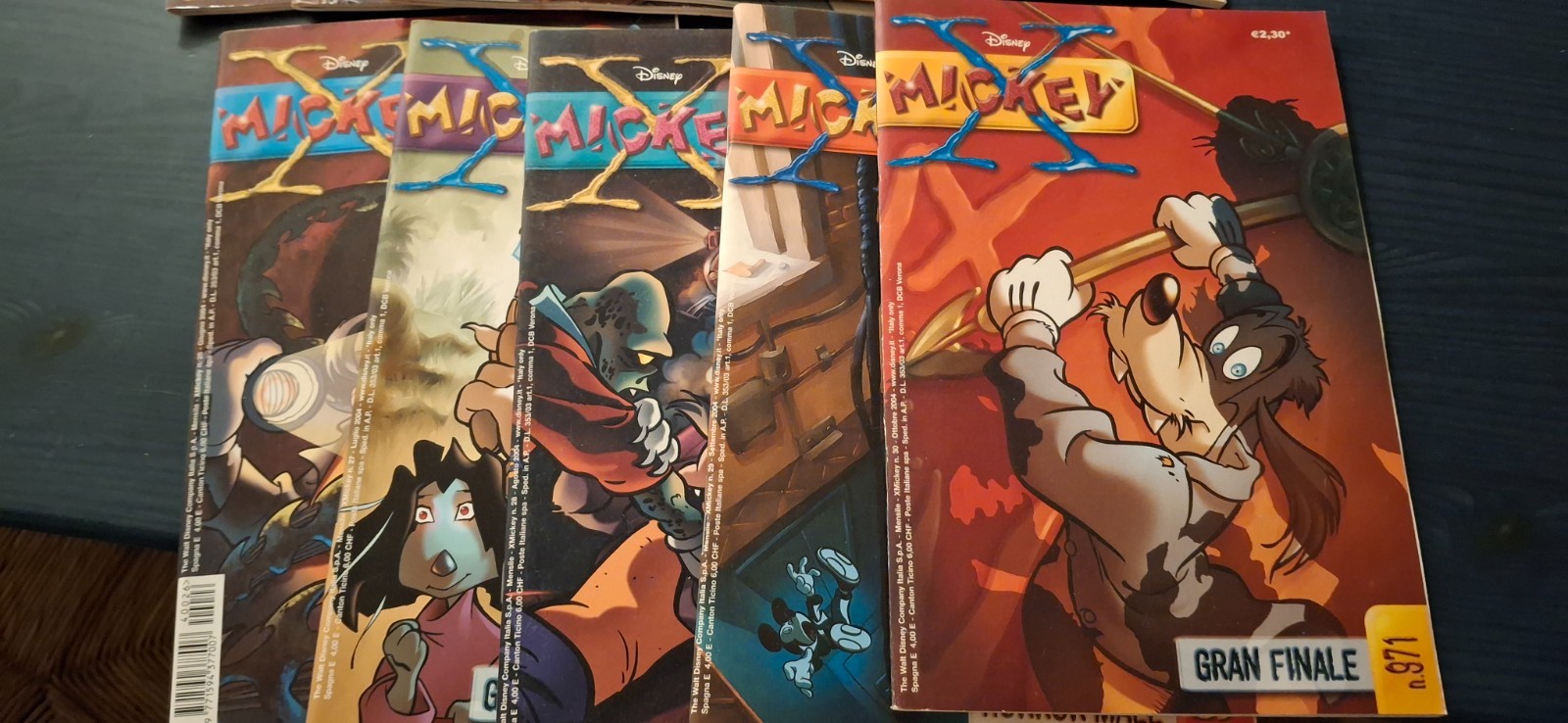 X-Mickey serie originale 2004 completa 30 numeri