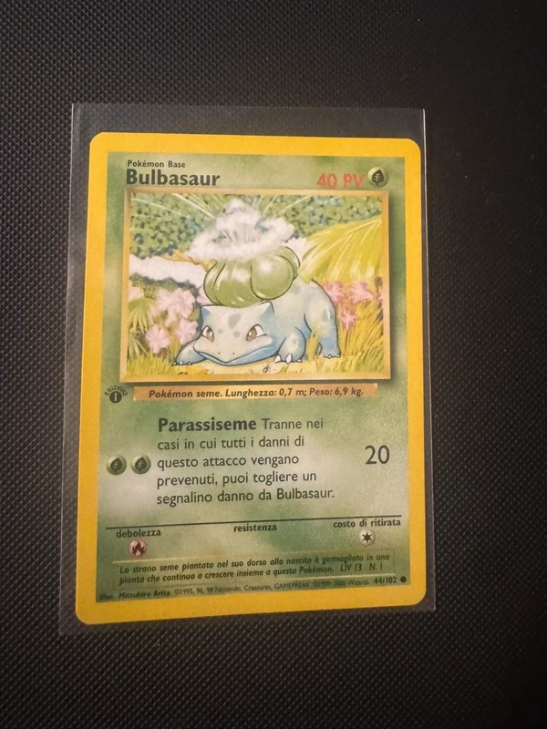 Bulbasaur prima edizione set base NM