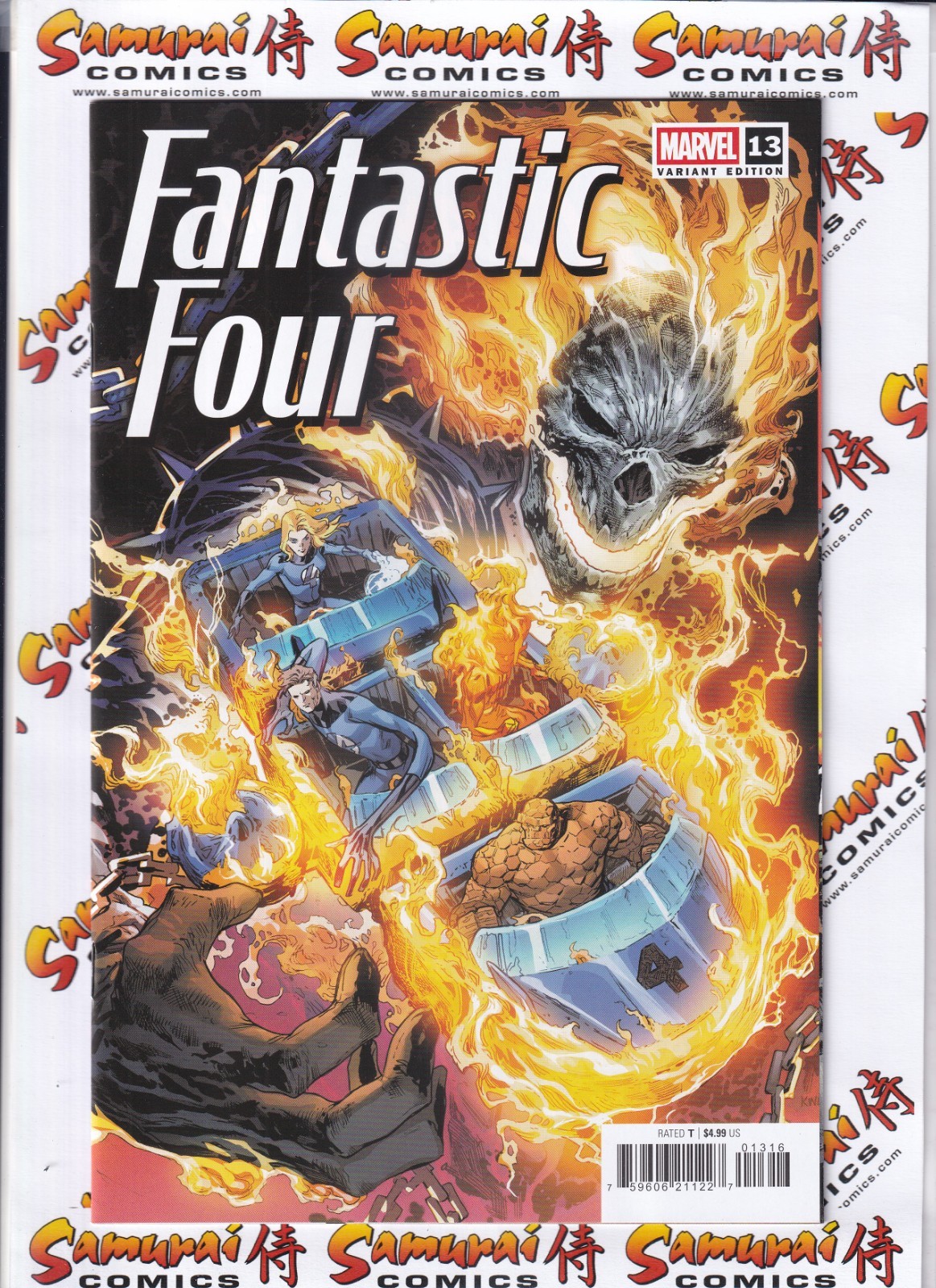 Fantastic Four #13 1:25 variante Lashley scansioni reali!