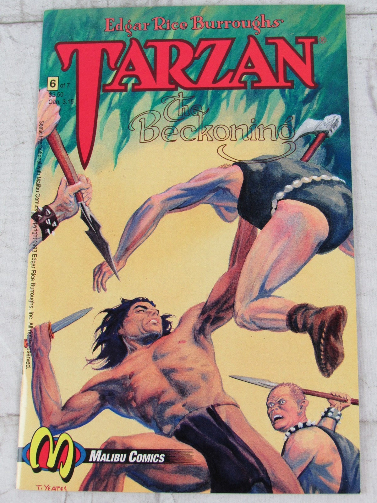 Tarzan: The Beckoning #6 aprile Fumetti Malibu 1993