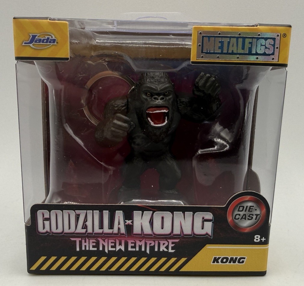 Godzilla X Kong Il Nuovo Impero Kong Jada Metalfigs Portachiavi Giocattolo 2024 Nuovo