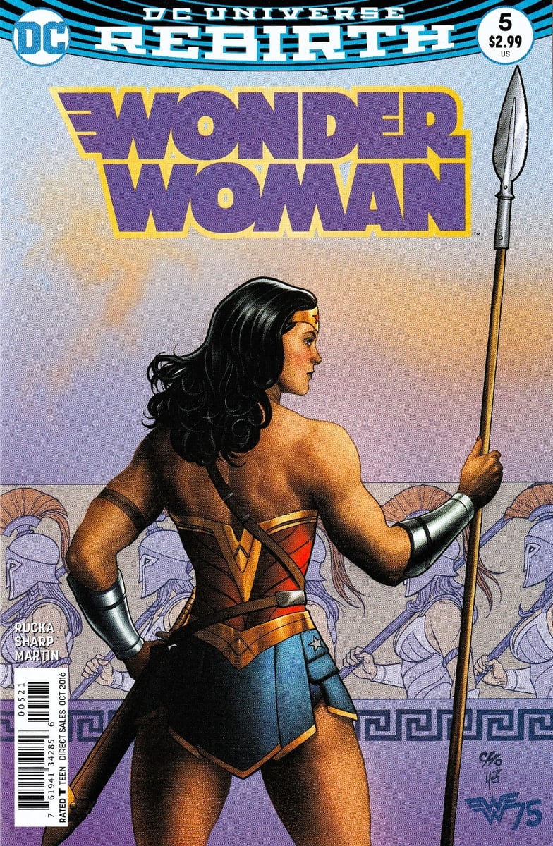 WONDER WOMAN #5 (2016) GREG RUCKA/LIAM SHARP ~ VARIANTE FRANK CHO ~ NON LETTO QUASI NUOVO