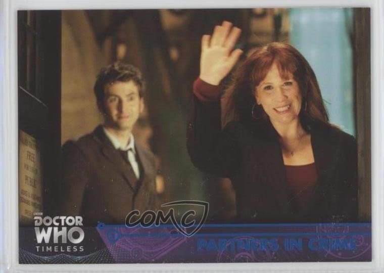 2016 Topps Doctor Who Timeless Blue Foil 59/99 Donna Noble Partners in Crime 0ad