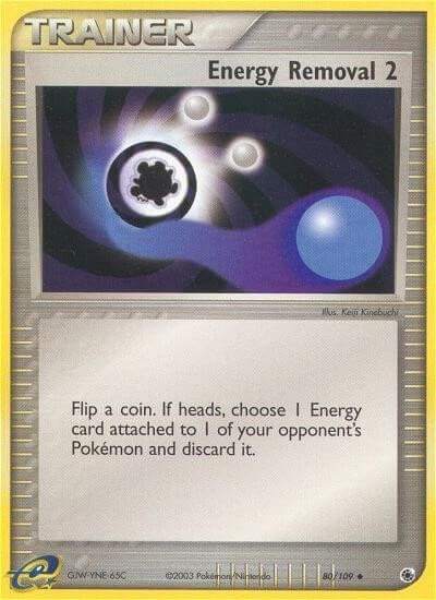 Energy Removal 2 80/109 Uncommon Ruby & Sapphire Pokemon Lightly Played