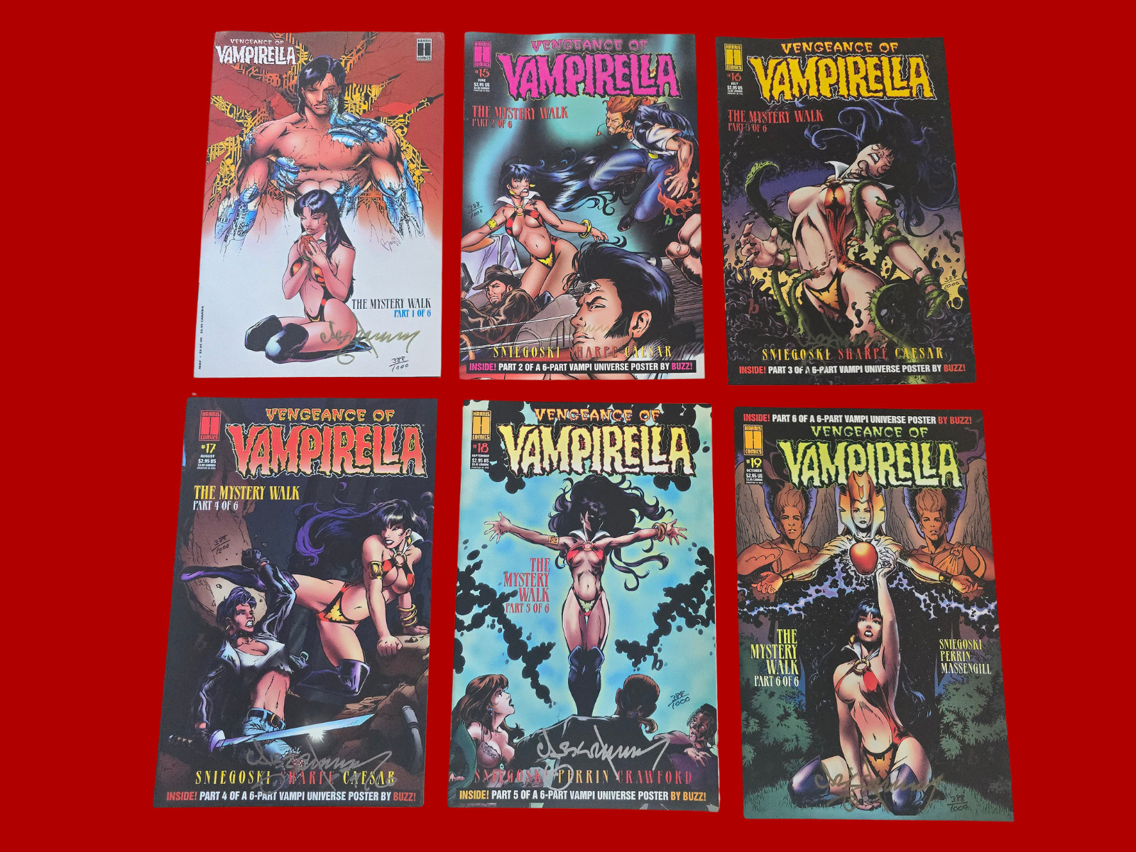 La Vendetta di Vampirella #14-19 - The Mystery Walk 6 numeri collezione firmata