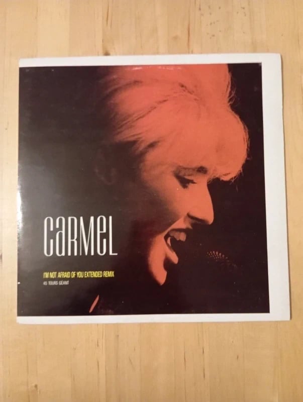 Vinyle 45t maxi Carmel i'm not afraid of you