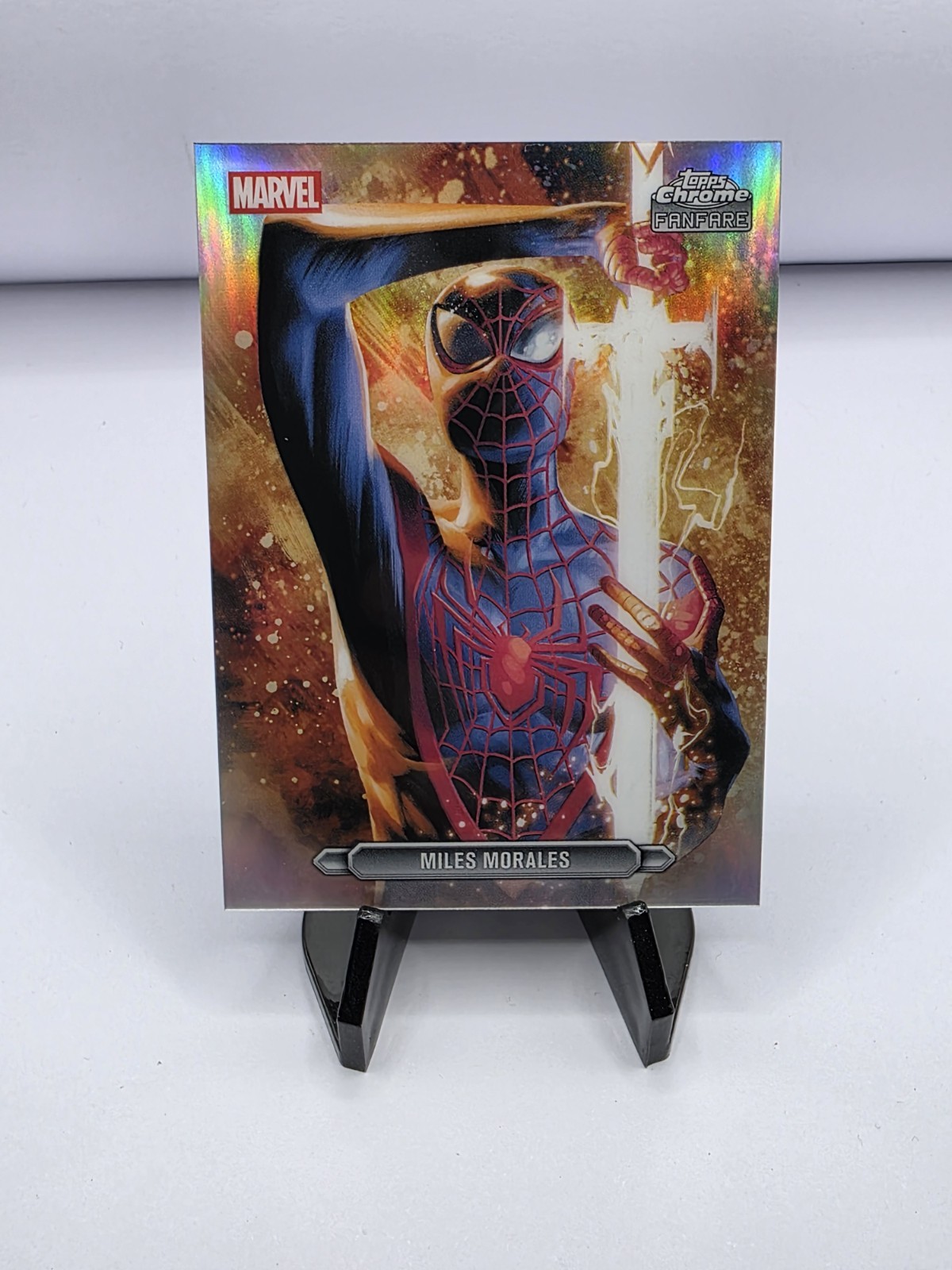 2026 Topps Chrome Marvel Comics Fanfara FF-29 Miles Morales
