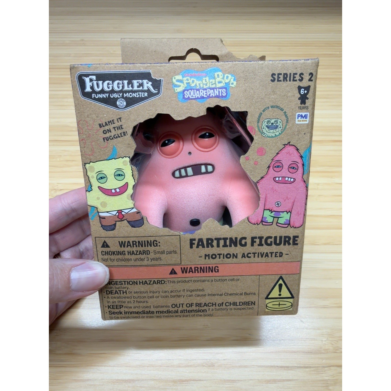 Modellino Fuggler SpongeBob Patrick Farting serie 2 movimento attivato nuovo