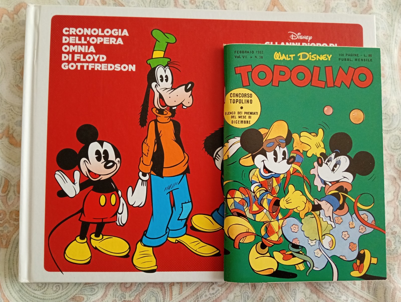 GLI ANNI D'ORO DI TOPOLINO 38 GAZZETTA allegato TOPOLINO 38 ANASTATICO NUOVO