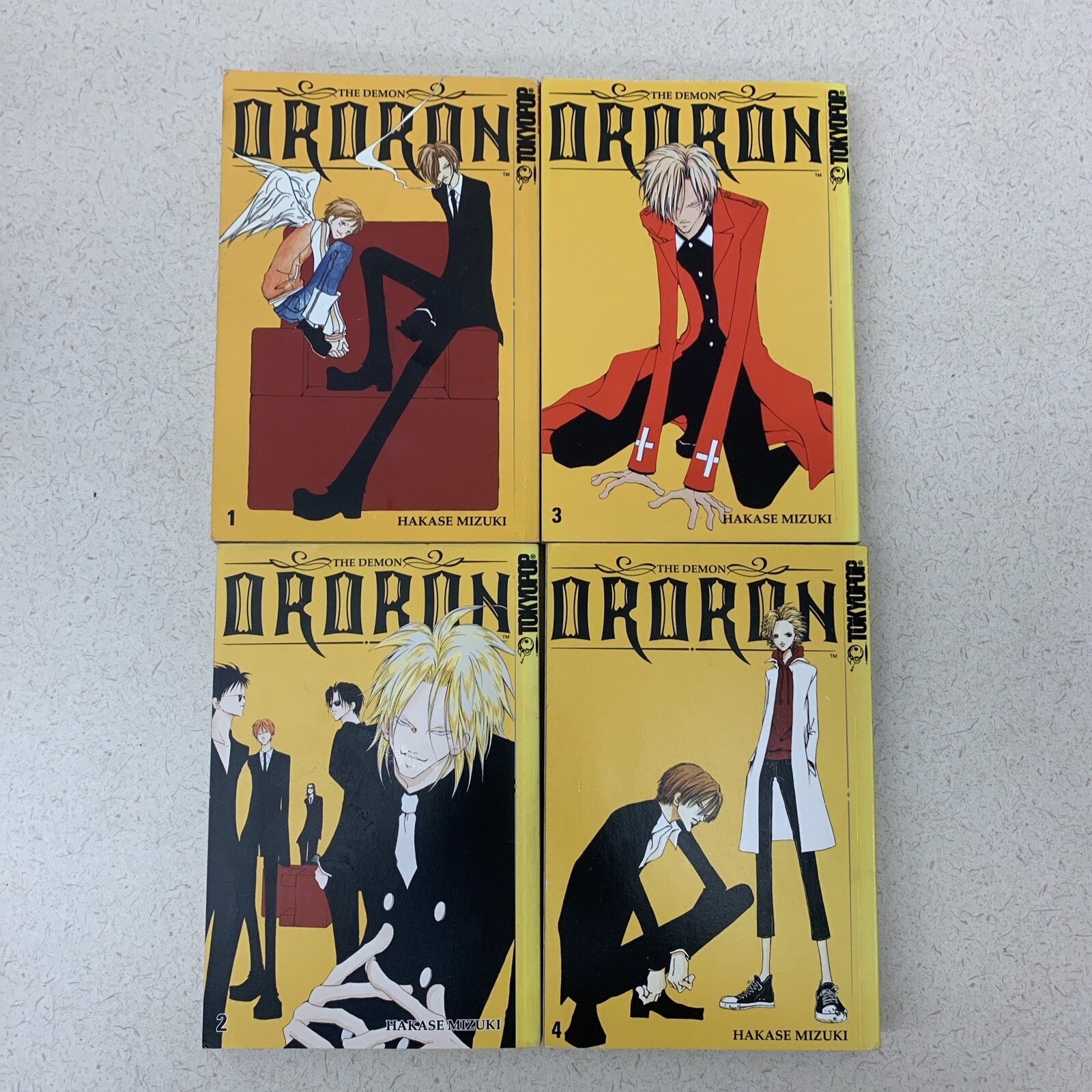 Il Demone Ororon Vol. Set completo 1-4 manga di Hakase Mizuki TokyoPop inglese