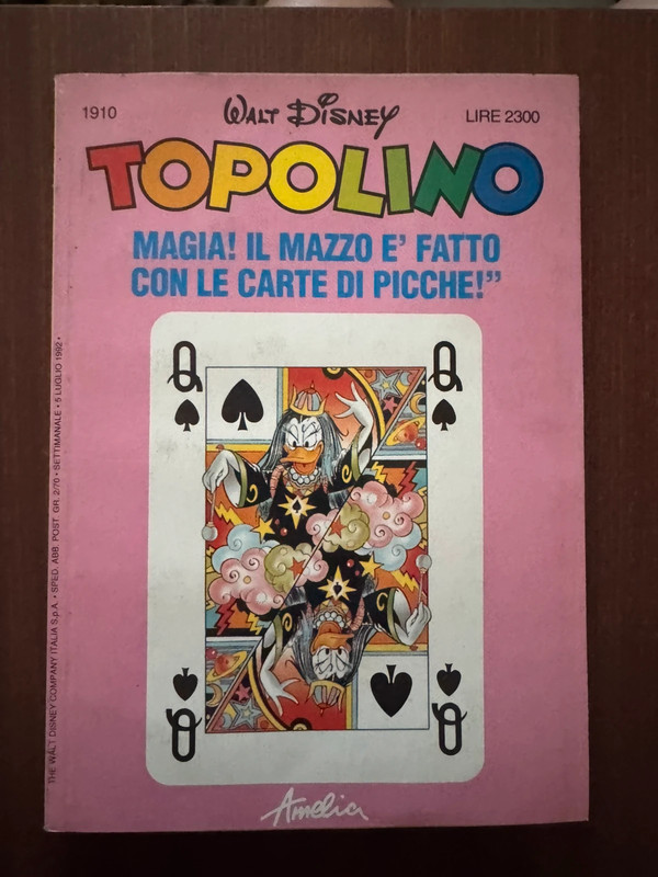 topolino n.1910 del 5 luglio 1992