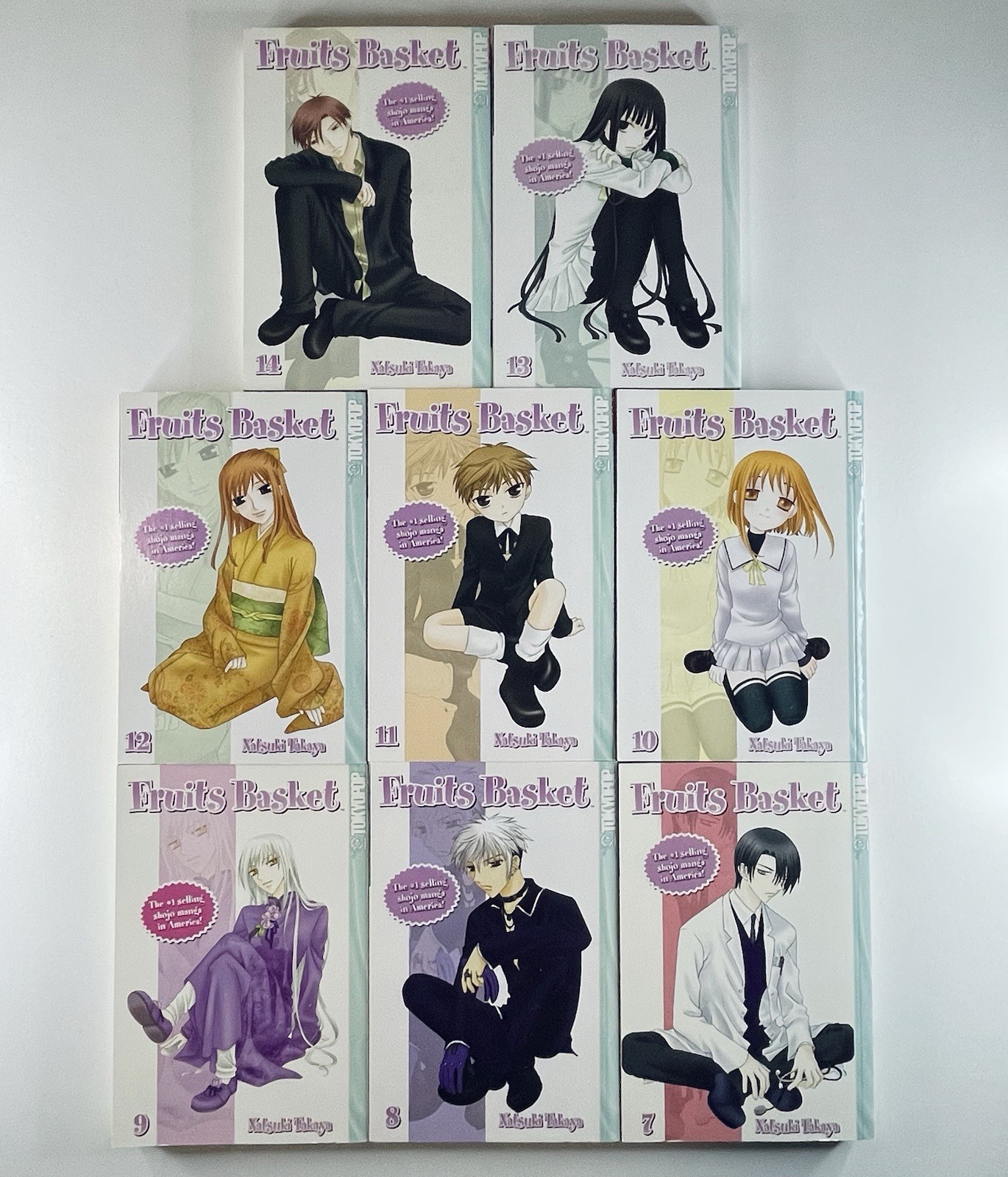 Fruits Basket English Manga Vol. 7-14 | Tokyopop First Printing Good Condition