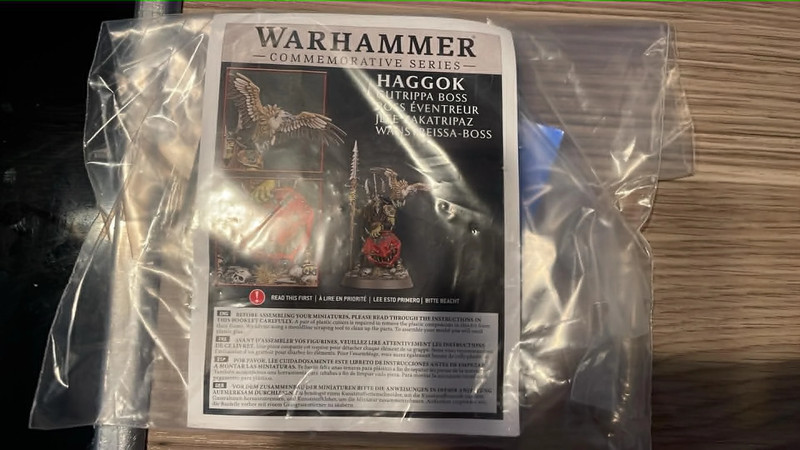 Warhammer Commemorative Series : Haggok, Gutrippa Boss (Neuf sous scellé)