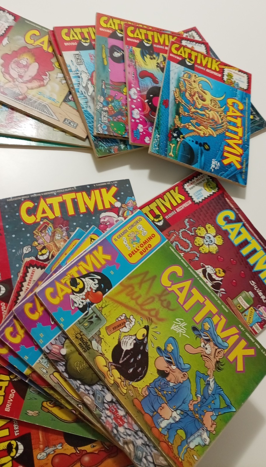 Cattivik Lotto di 29 numeri come da foto. Bonvi - Silver ACME