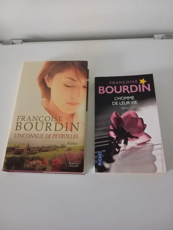 Lot de 2 livres Françoise Bourdin