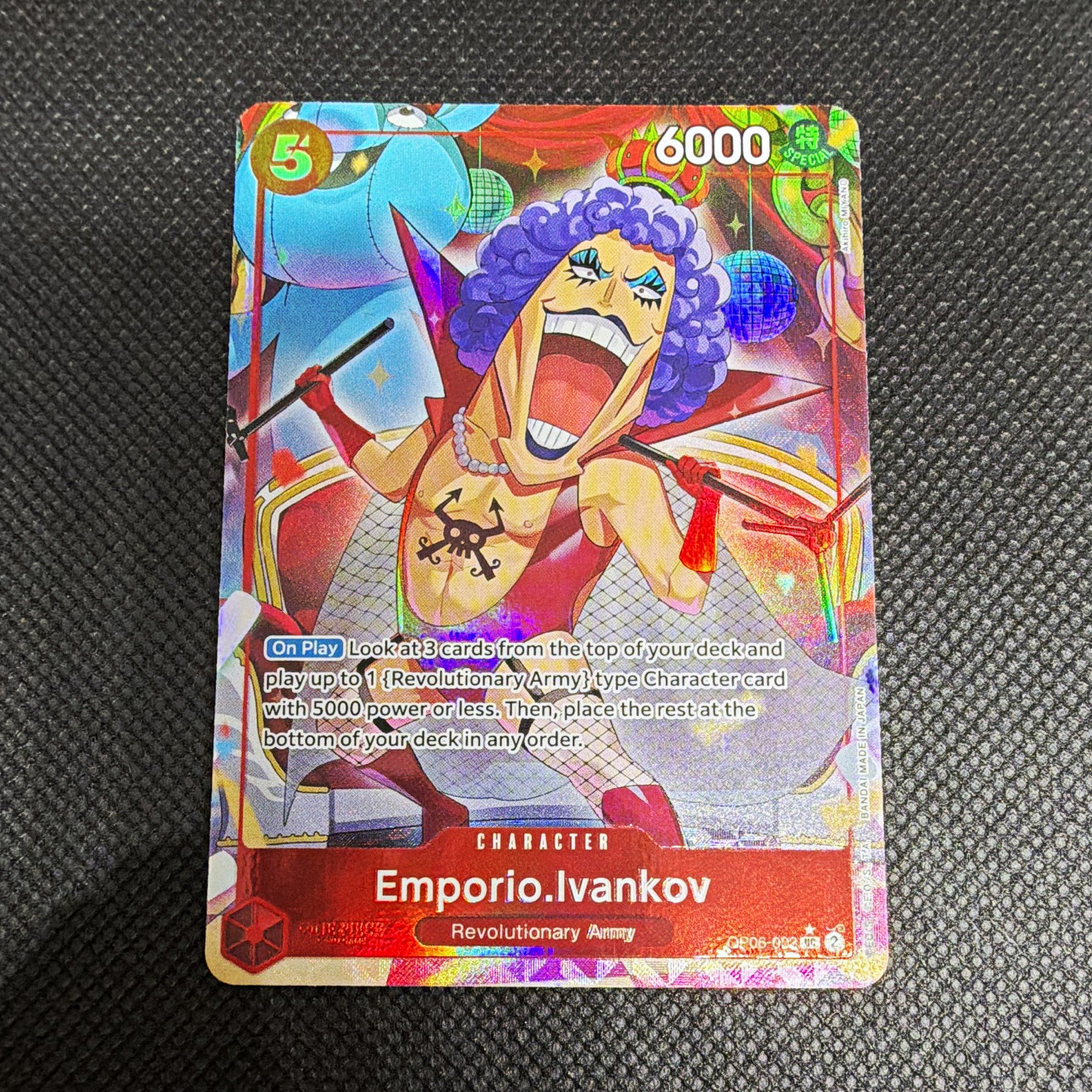 *LP* Emporio Ivankov AA UC OP06-003 pezzo unico TCG inglese