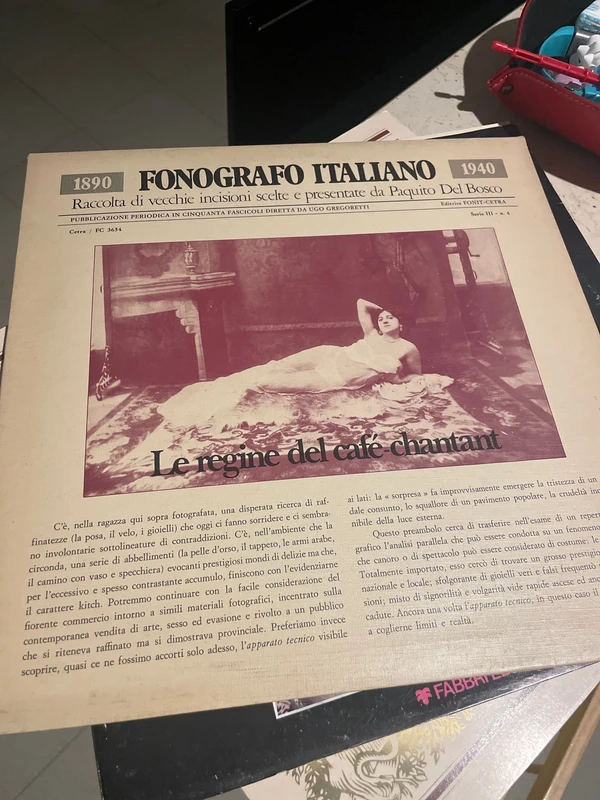 33 giri “Le regine del café-chantant”