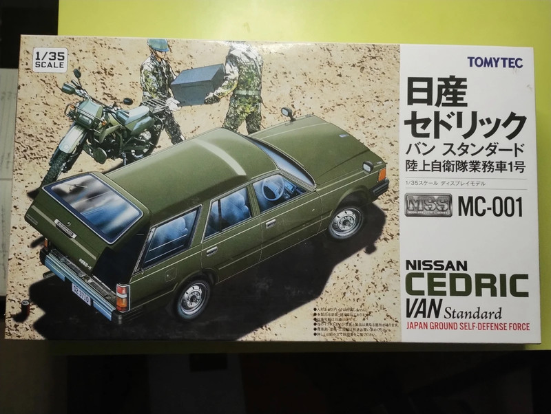 nissan cedric tomytec 1/35 - police militaire japonaise