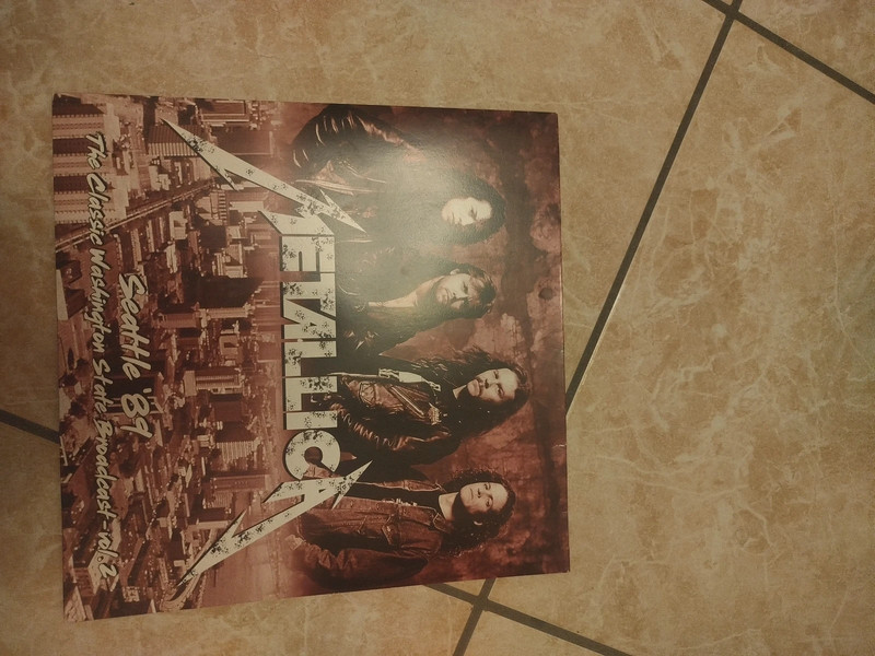 vinile metallica live Seattle 89