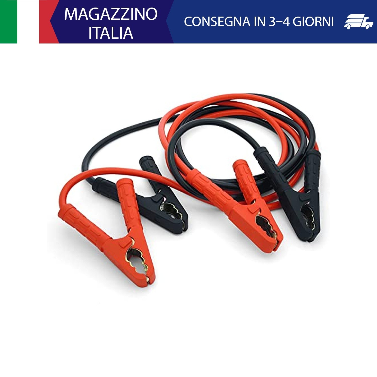 MaxTools JSC480-3.5 Coppia di Cavi per Avviamento di Emergenza, per Auto e Furgo